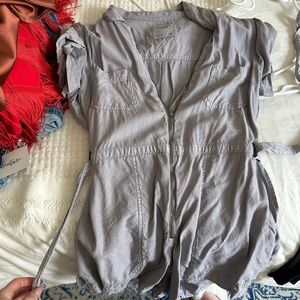 Light purple utility romper Abercrombie size large petite